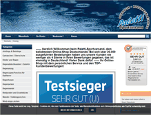 Tablet Screenshot of paletti-sportversand.de